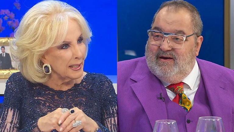 Mirtha Legrand le hizo una pregunta sin filtros a Jorge Lanata sobre su casamiento con Elba Marcovecchio