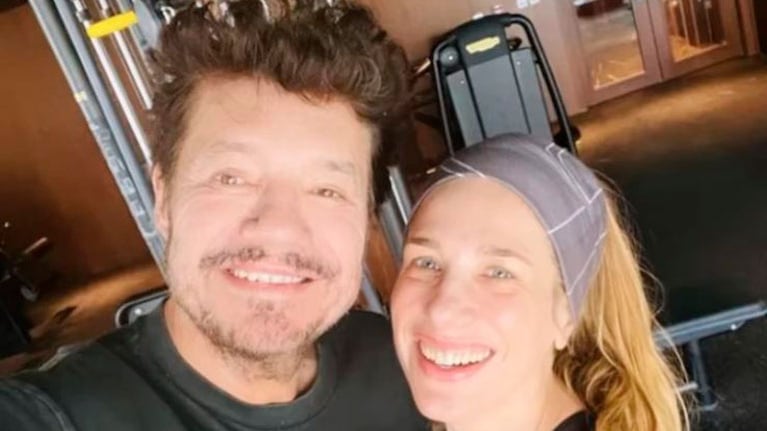 La complicidad de Marcelo Tinelli con Alina Moine que despierta rumores de romance