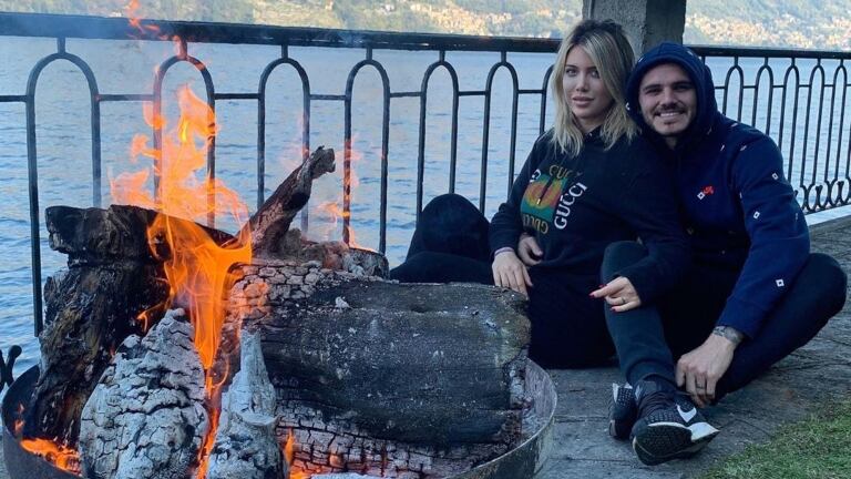 El polémico incendio en la casa de Wanda Nara y Mauro Icardi en Lago di Como