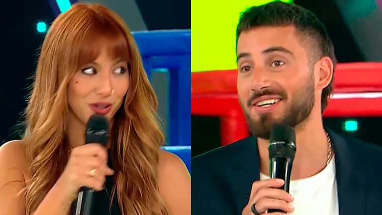 Flor Vigna apuró en vivo a Nico Occhiato por su forma de bailar en público