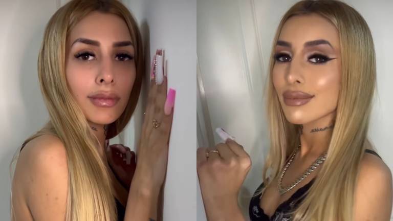 El antes y el después de un mega maquillaje para Tamara Báez por su cumpleaños