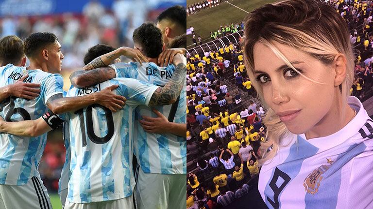 Wanda Nara mostró cómo vivieron la previa del partido de Argentina contra México