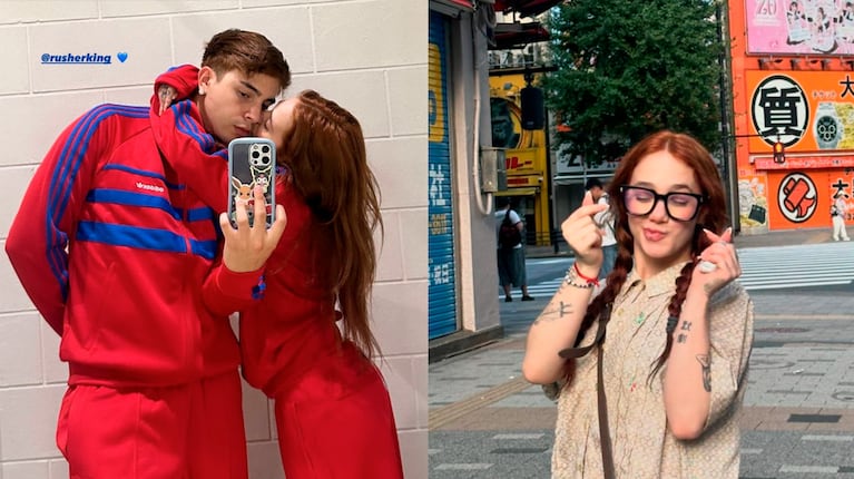 Las fotos de las románticas vacaciones de Rusherking y Ángela Torres en Japón