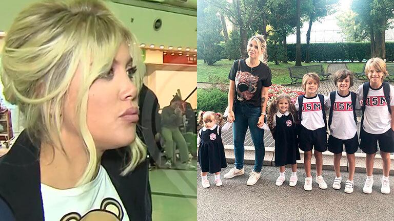 Wanda Nara habló de su rol de madre tras ser criticada por venir a trabajar a Argentina y dejar a sus hijos en Europa