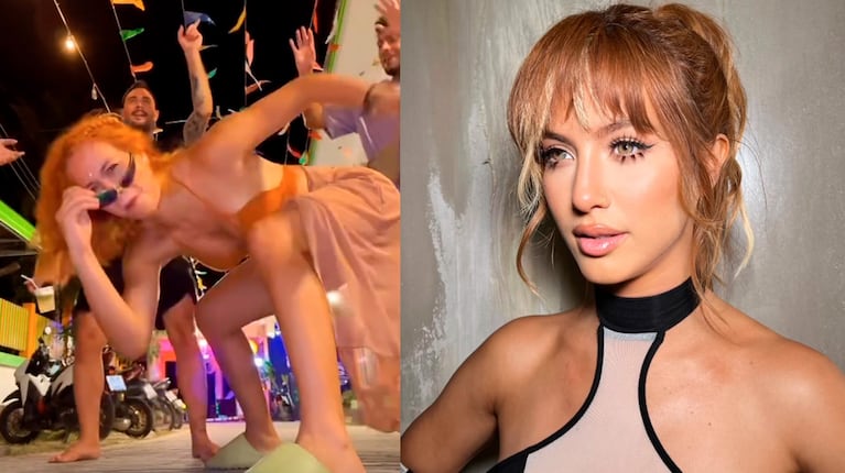 Así Flor Vigna arrancó su cumpleaños en Tailandia: “El más bizarro que tuve” 