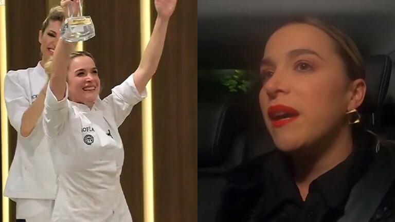 Sofía Pachano contó qué hará con el millonario premio de MasterChef Celebrity la revancha