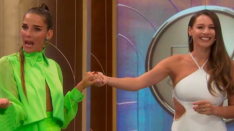 Juana Viale y Pampita se reencontraron a puro halago en el nuevo ciclo de la conductora