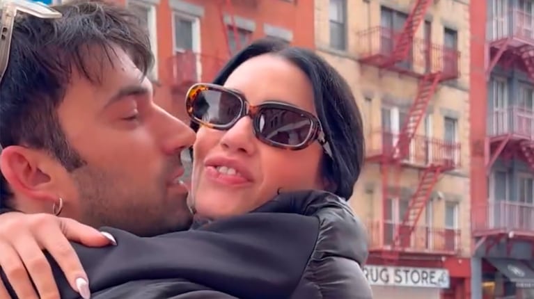 Las románticas fotos de Lali Espósito y Pedro Rosemblat en Nueva York: “Sos lo mejor”