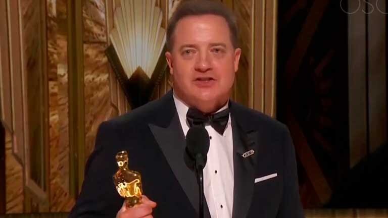 Brendan Fraser ganó como Mejor Actor en los Premios Oscar 2023: su emocionante discurso