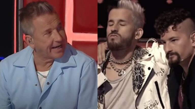 Ricardo Montaner se enojó con Mau y Ricky en La Voz Argentina y los amenazó: "Están desheredados"