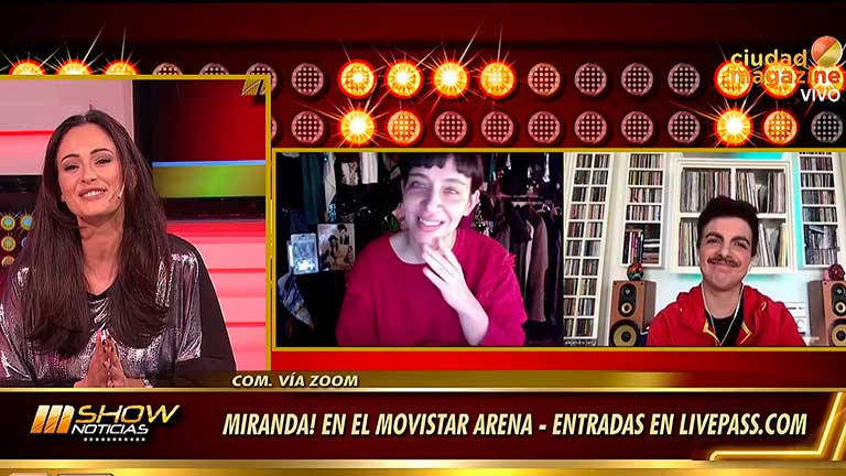 Miranda! adelantó su show en vivo por streaming: será mañana desde un estadio