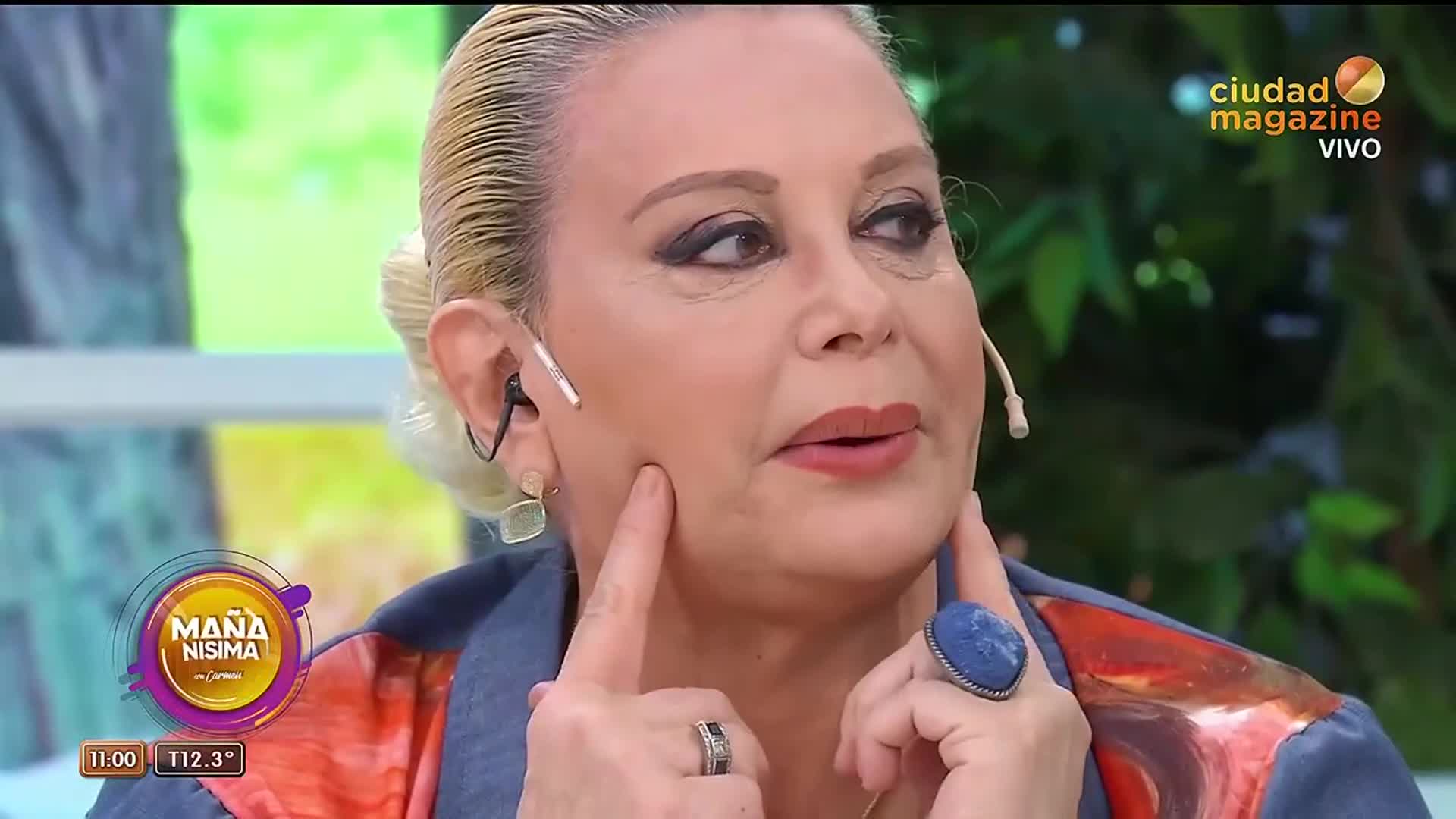 Carmen Barbieri pidió que le hagan un primer plano en su programa: "No tengo cirugías" 