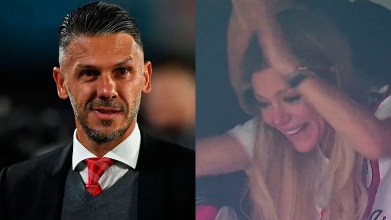 La emoción de Evangelina Anderson tras la ovación a Martín Demichelis en el Monumental