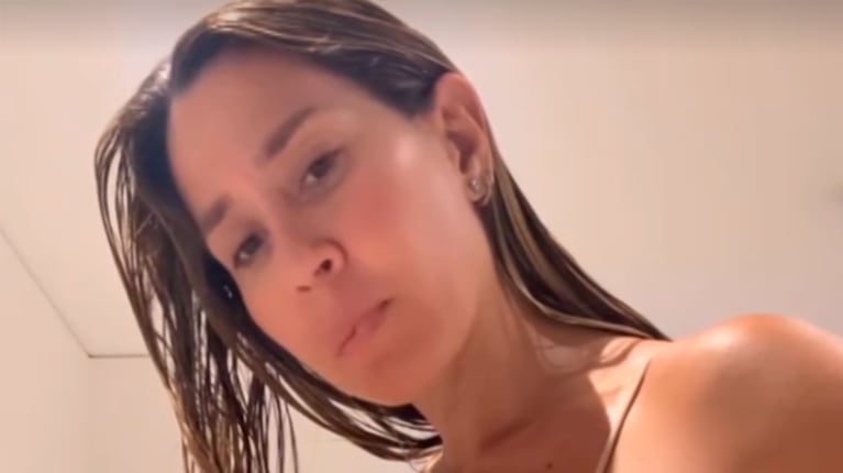 Jimena Barón mostró los “patadones” que le da su bebé en camino: el impactante video