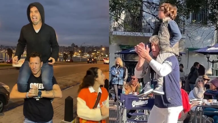 Nicolás Vázquez y Benjamín Rojas imitaron el viral de "Eduardo vení a buscar a Juan Cruz"