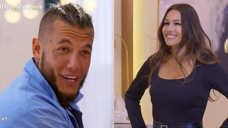 Alex Caniggia piropeó sin filtros a Pampita al ver su look en El Hotel de los Famosos