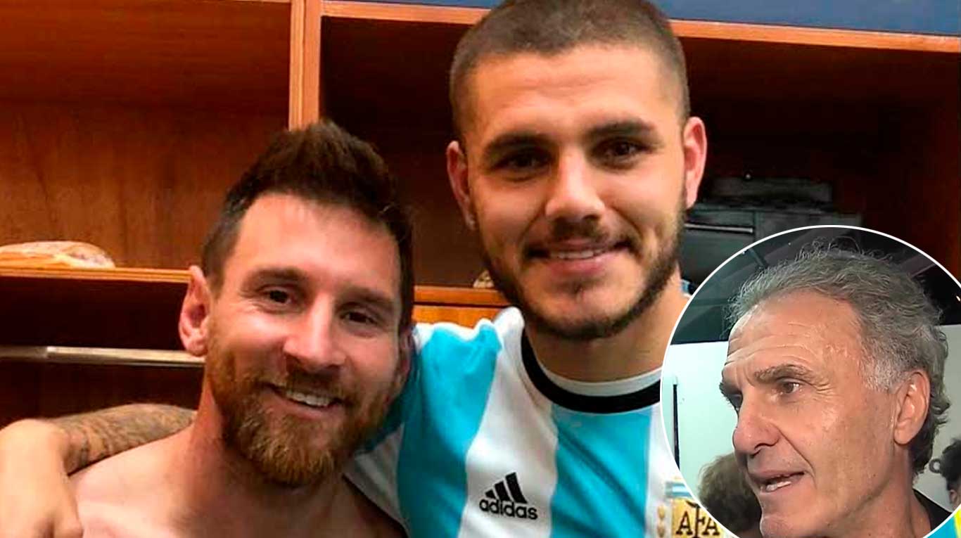 Oscar Ruggeri explicó por qué a Icardi siempre le fue mal en la Selección Argentina 