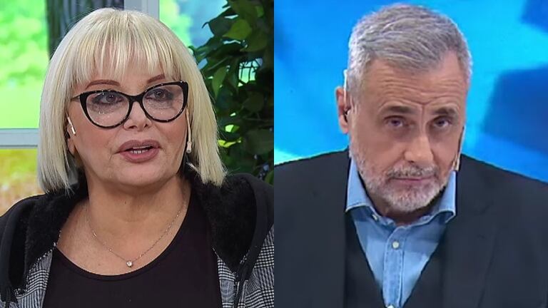 El irónico mensaje de Carmen Barbieri a Jorge Rial en vivo