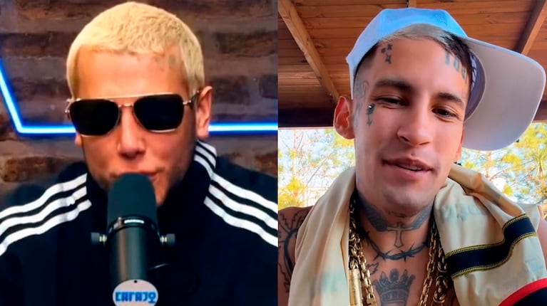 Alex Caniggia se burló de los nuevos dientes de L-Gante y recibió una letal respuesta