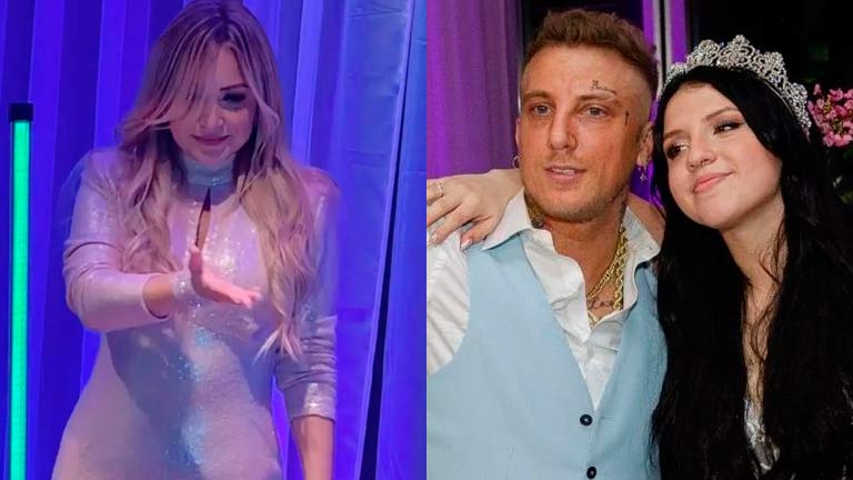 Karina La Princesita la rompió en la fiesta de 15 de su hija Sol 