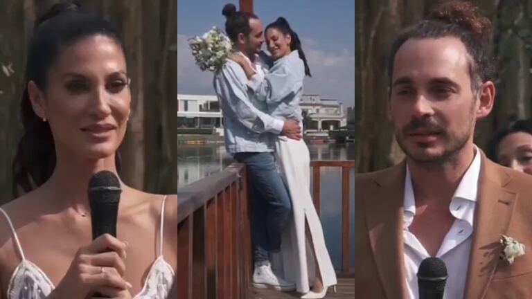 El dulce video que compartió Silvina Escudero sobre su casamiento con Federico: "Te amo para siempre"