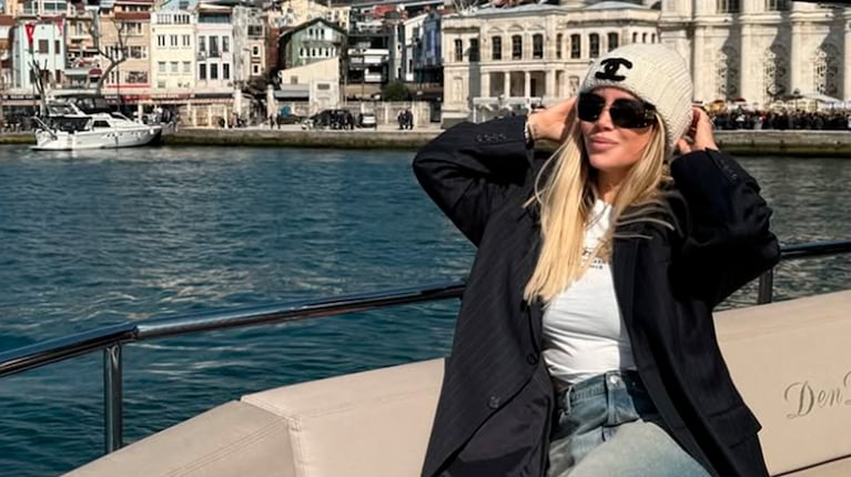 Wanda Nara mostró cómo es por dentro el yate en el que navegó por Turquía: el video