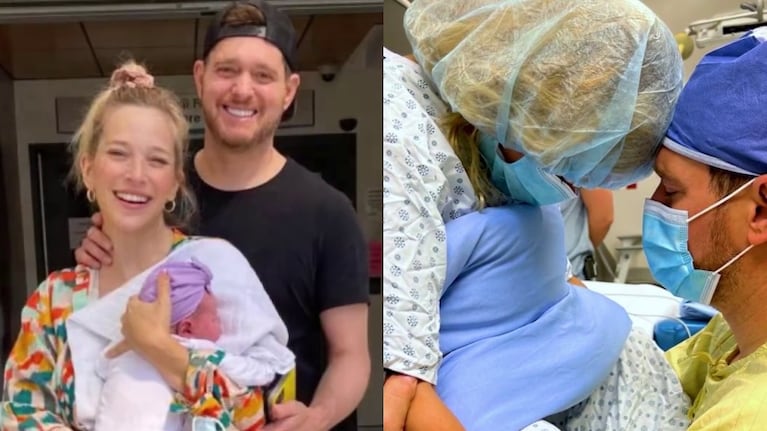 El video del parto de Cielo, la cuarta hija de Luisana Lopilato con Michael Bublé