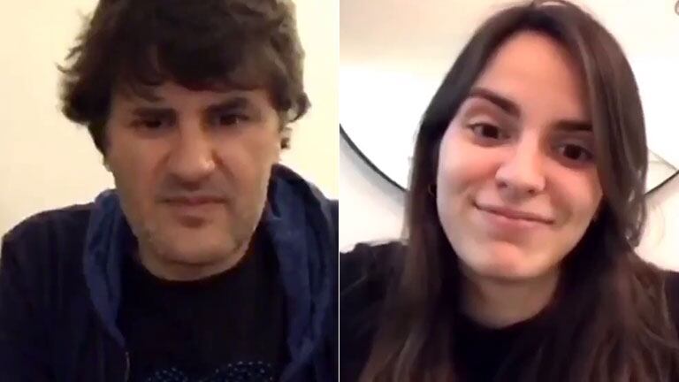 Divertido intercambio de Andrés Ciro y su polifacética hija: "¿Por qué dejaste de entrenar fútbol?"