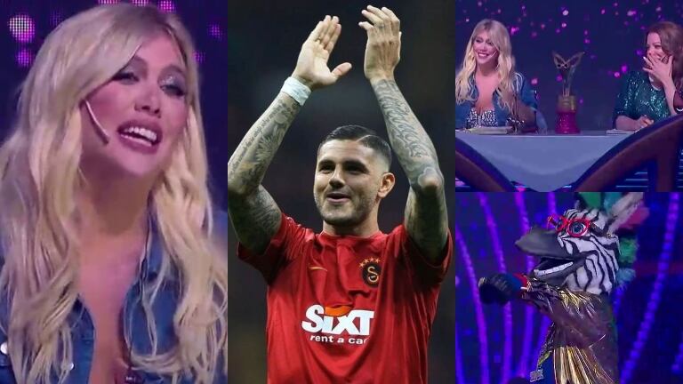 Wanda Nara y su reacción luego de que Lizy Tagliani asegurara que Icardi estaba disfrazado en ¿Quién es la Máscara?