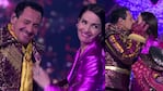 Ricardo Mollo sorprendió a Natalia Oreiro debajo del disfraz de dinosaurio en ¿Quién es la máscara?