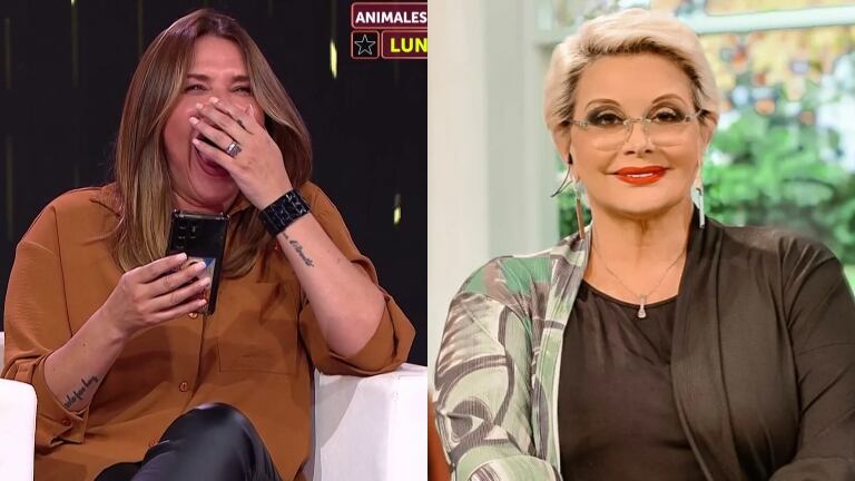 Nazarena Vélez reveló que sonó con Carmen Barbieri: "Me daba un beso en la boca"