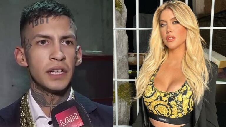 Contundente respuesta de L-Gante sobre si se sintió seducido por Wanda Nara: "Ella es una persona más grande que yo y me aconseja"