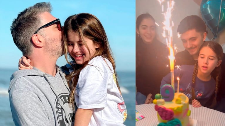 Así fue el sencillo cumple de Ricky Diotto a su hija tras el megaevento de María Fernanda Callejón