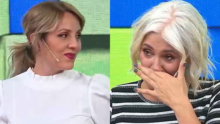 Débora D'Amato, que también está embarazada, se emocionó hasta las lágrimas cuando Cora Debarbieri confesó que espera su primer bebé