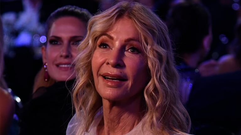 Video: así reaccionó Cris Morena al emocionante discurso de su hijo en los Martín Fierro 2024