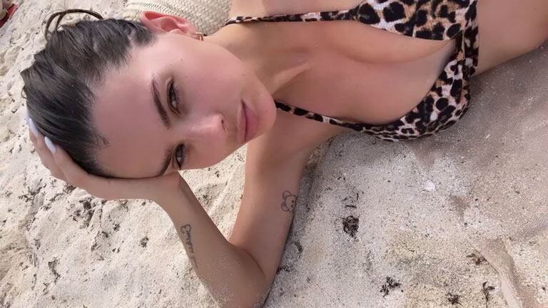 El súper sensual video de China Suárez en Playa del Carmen