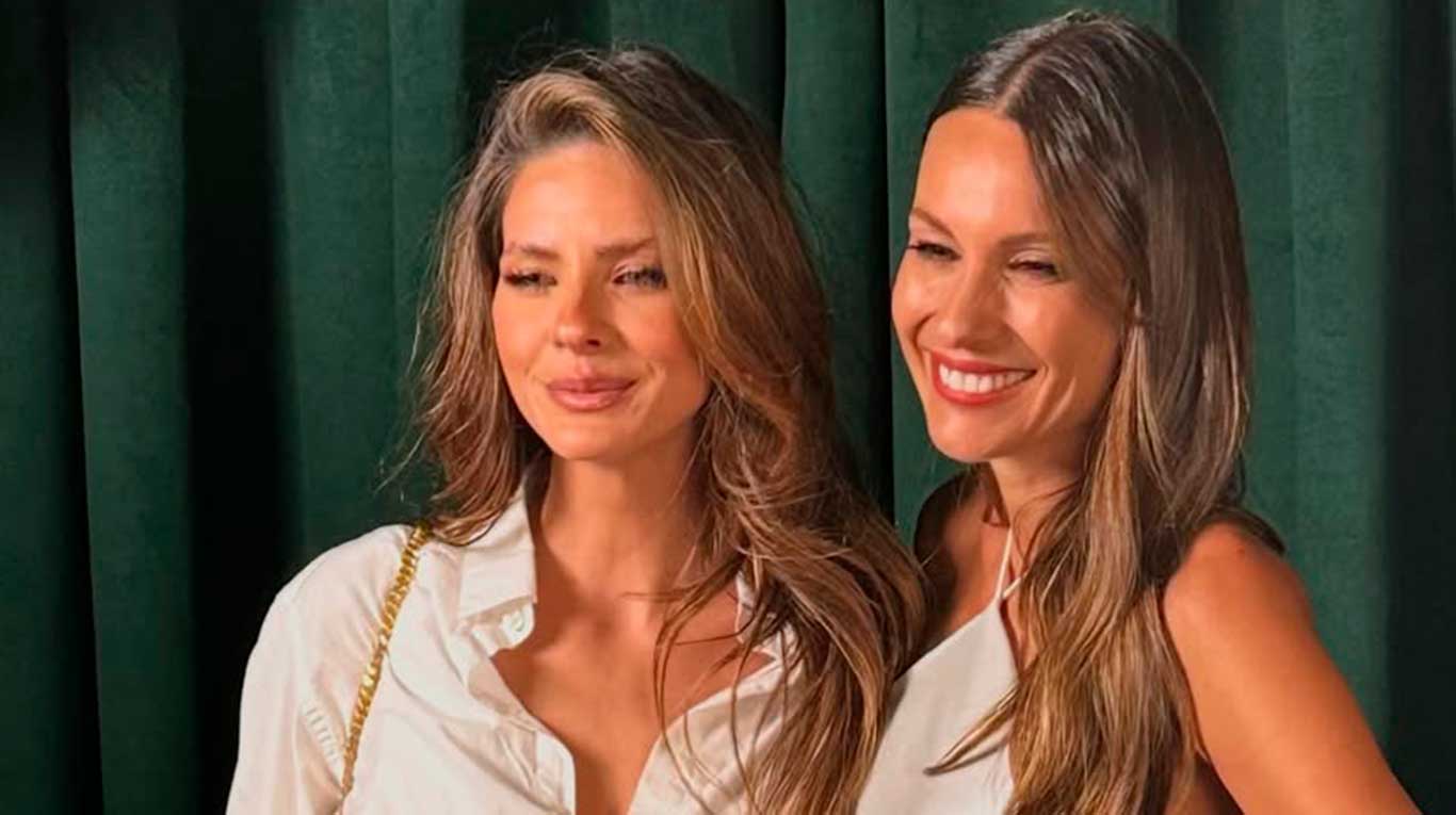 Pampita se reencontró con la China Suárez tras la filtración de los polémicos chats con Wanda Nara (Foto y video Instagram @chismesdeker)