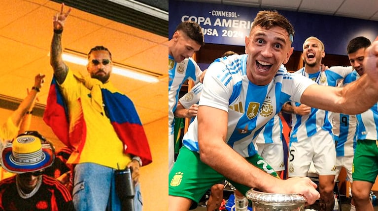 Se filtró el video de Maluma insultando a Dibu Martínez en la Copa América: “¡Se escucha perfecto!”