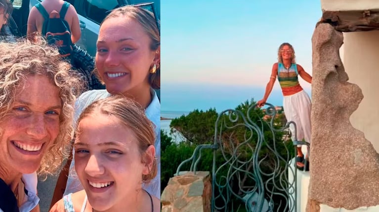 Así son las vacaciones de Maru Botana con sus hijos en Italia: el álbum de fotos en familia