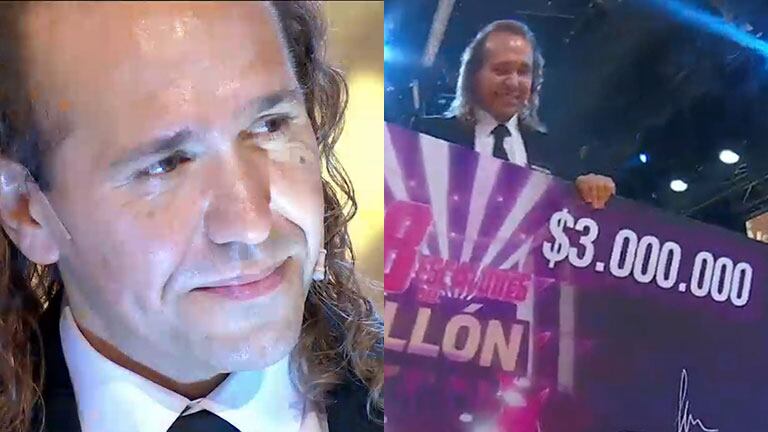 Tras ganar por tercera vez el millón de pesos en el programa de Guido Kaczka, Martín sorprendió a todos: "Me quedó acá"