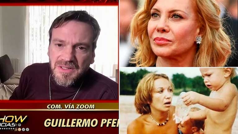 Guillermo Pfening y su proyecto junto a Cecilia Roth: "Voy a dirigirla en una película sobre la adicción a las cirugías que sufrió mi mamá"