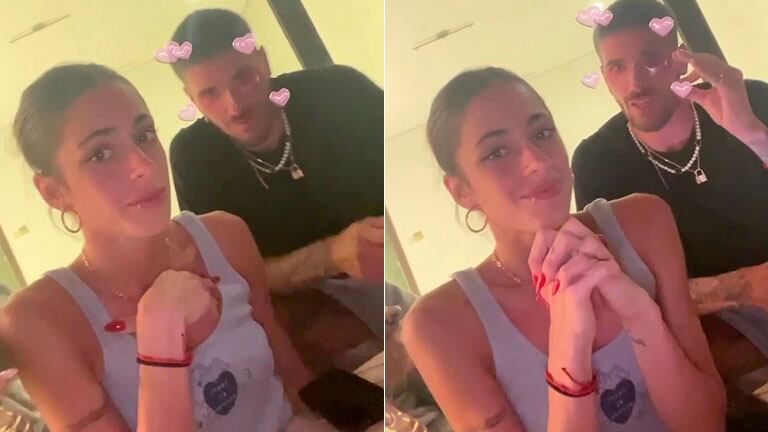 ¡Se lo dijo! Tini Stoessel publicó un video con Rodrigo de Paul, cómplices en España y con reto incluido