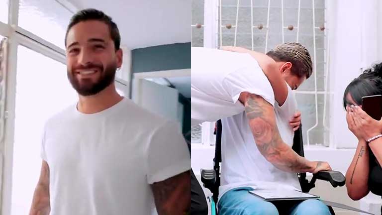 Maluma le cumplió el sueño a un niño y le regaló una casa en Medellín