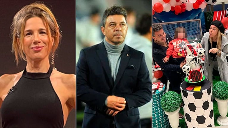 Alina Moine reaccionó a las fotos de Marcelo Gallardo con su ex Geraldine La Rosa en el cumple de su hijo menor