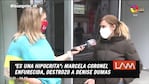 Marcela Coronel, filosa con Denise Dumas: "Yo también puedo contestar con cosas personales pero no lo hago"