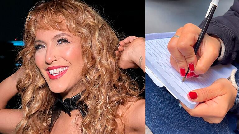 Flor Vigna le escribió una frase a un fan para que se la tatué: "Siempre me pide con mi letra"