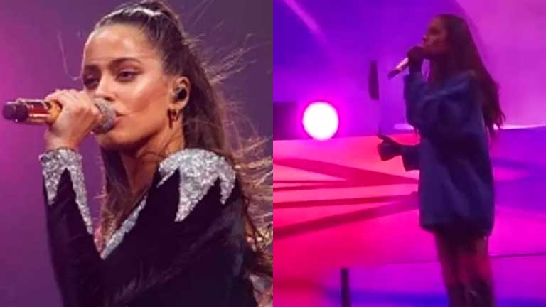 Tini Stoessel detuvo un show por un desperfecto técnico que causó conmoción