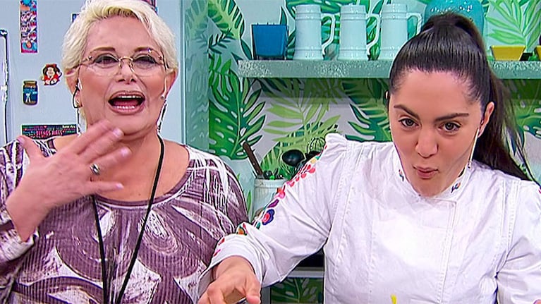 El inesperado percance de la pastelera Samanta Casais en vivo y la reacción de Carmen Barbieri