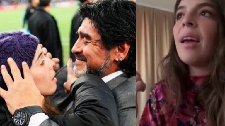 Dalma Maradona contó cómo vive la ausencia de su papá en medio de su embarazo: "Lo extraño todos los días"