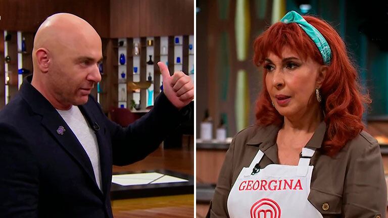 La extraña actitud de Martitegui con Georgina Barbarossa en MasterChef Celebrity